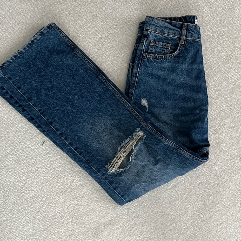 Zara size 4 wide leg jeans in excellent condition